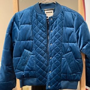 Velvet Bomber Jacket